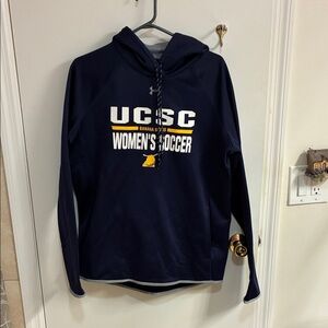 Under Armour Women's Navy Hoody in Sz L